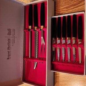 Regent Sheffield Cutlery set in chest